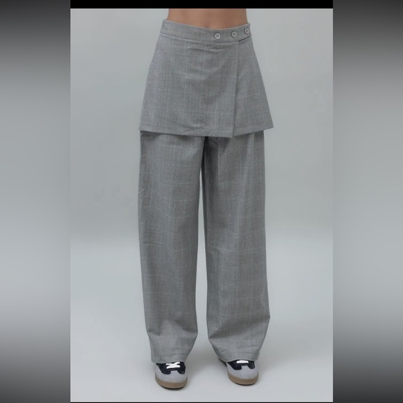 Fabulous Mini Skirted Palazzo Pants - Picture 2 of 4